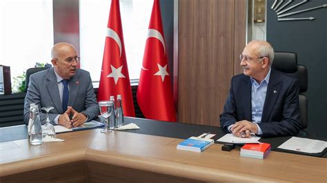Kılıçdaroğlu CHP Ankara İl Başkanlığına seçilen Ümit Erkol ve il yönetimi ile görüştü